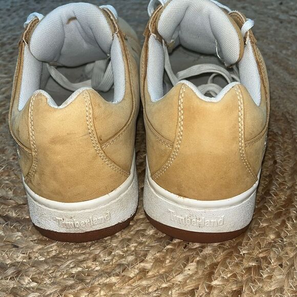Timberland Merge Leather Suede Wheat Casual Sneakers size 9.5M - Picture 4 of 6
